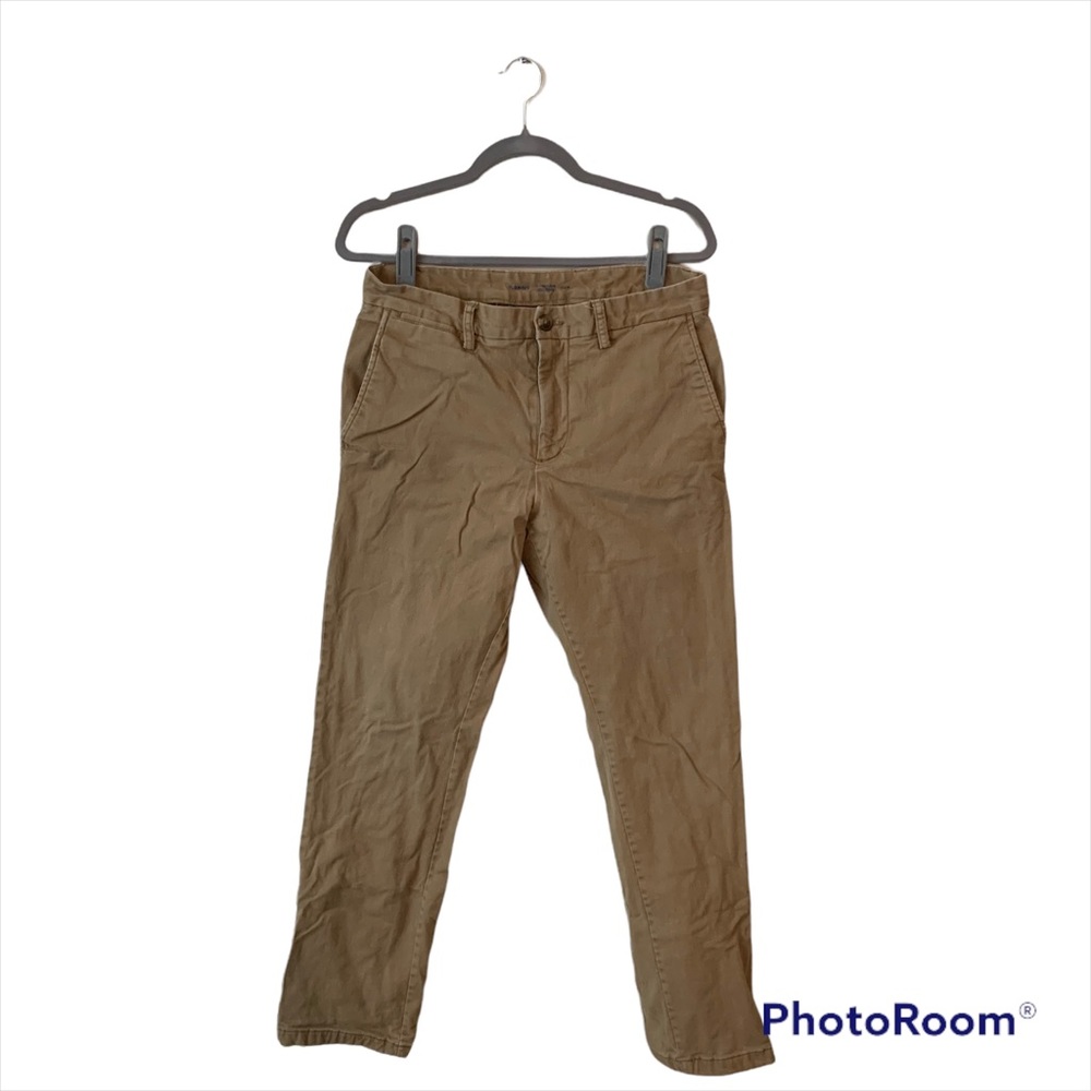 Old Navy Built in Flex Ultimate Slim Khaki Pants with Flannel lining